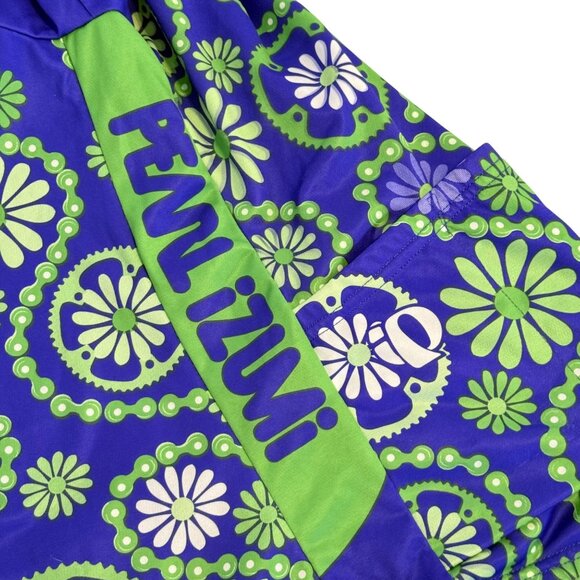 MEDIUM Pearl Izumi Vintage Daisy Chain Womens Cycling  Jersey Top Gears Chains - Picture 4 of 6